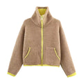 Cozy Sherpa Zip-Up Jacket